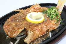 Grilled fish with butter