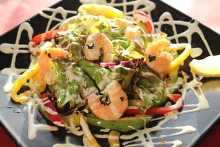 Shrimp and avocado salad