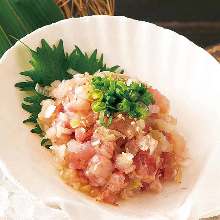 Namero (chopped and seasoned seafood)