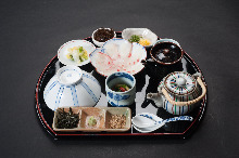 Tai chazuke (sea bream and rice with tea)