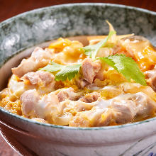 "Oyako" chicken and egg rice bowl