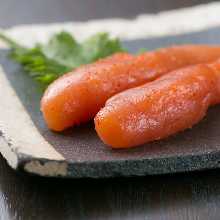 Marinated cod roe