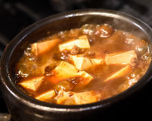 Szechuan-style mapo tofu