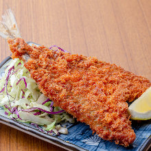 Deep-fried horse mackerel