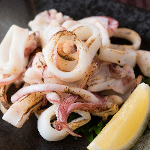 Grilled squid