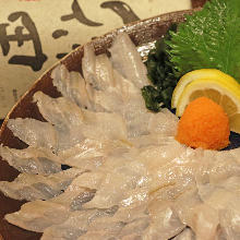Anago (conger eel) sashimi