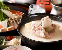 Mizutaki of Jidori chicken