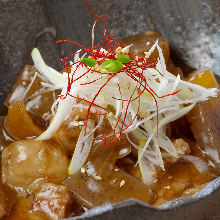 Simmered beef tendon