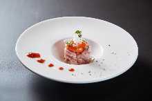 Wagyu sirloin tartare