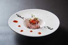 Wagyu sirloin tartare