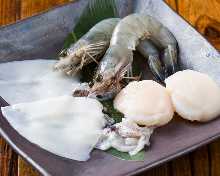 Seafood shabu-shabu