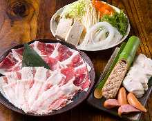 Pork sukiyaki set