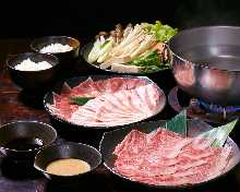 Agu Pork & Miyazaki Beef Shabu-Shabu Set