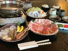 Seafood shabu-shabu