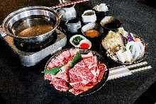 Wagyu beef shabu-shabu