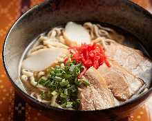 Okinawa soba noodles