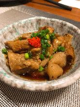 Simmered beef tendon