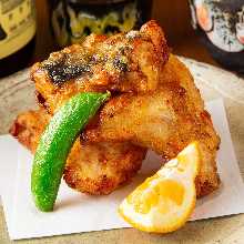 Fried Japanese pufferfish