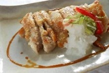 Grilled young chicken