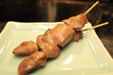 Grilled gizzard skewer