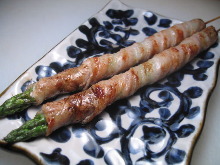 Asparagus skewer