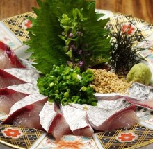 "Goma-saba" sesame-flavored mackerel (regional dish)