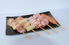 Assorted grilled skewers, 5 kinds Assorted grilled skewers, 5 kinds