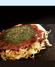 Kansai-style okonomiyaki