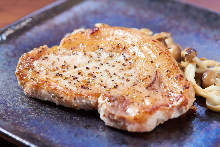 Pork loin steak