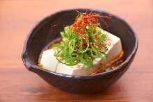 Korean-style chilled tofu