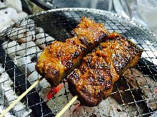 Pork rib skewer