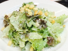 Caesar salad with slow-poached egg