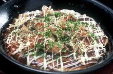 Teppan-yaki(cooked on a griddle)