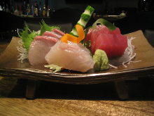 Assorted sashimi, 3 kinds