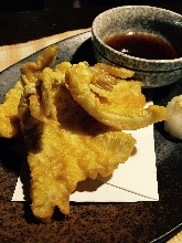 Smelt-whiting tempura