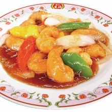 Shrimp with sweet vinegar