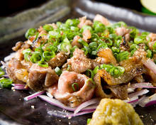 Seared free range chicken