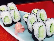 Cucumber sushi rolls