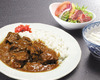 Beef tongue curry set menu