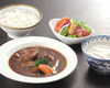 Beef tongue stew set menu