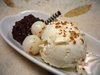 Shiratama zenzai (sweet red bean soup with rice flour dumplings)