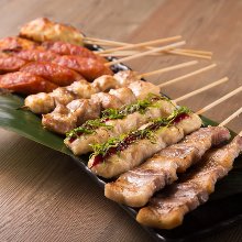 Assorted grilled skewers, 5 kinds