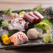 Assorted sashimi, 5 kinds