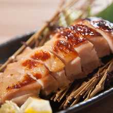Grilled young chicken with yuzu pepper
