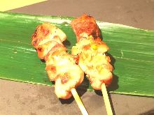 Grilled pork skewer