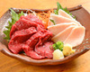 Horse Meat Sashimi Assorted in Red and White