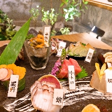 Assorted sashimi, 7 kinds