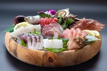 Assorted sashimi