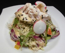 Chilled shabu-shabu salad