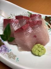 Amberjack sashimi